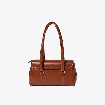 Vegane Leder Vintage Schultertasche
