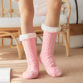 Unisex warme Winterplüsch kuschelige Socken