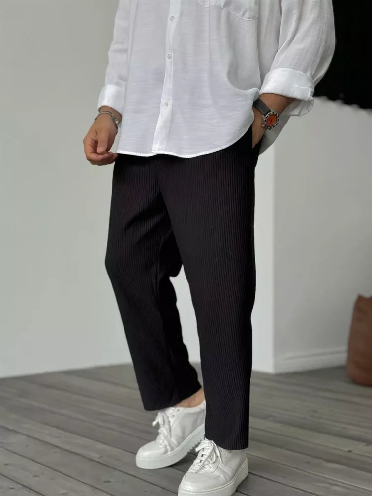 Herren Hose Mit Klassischem Schnitt Und Dezentem Design