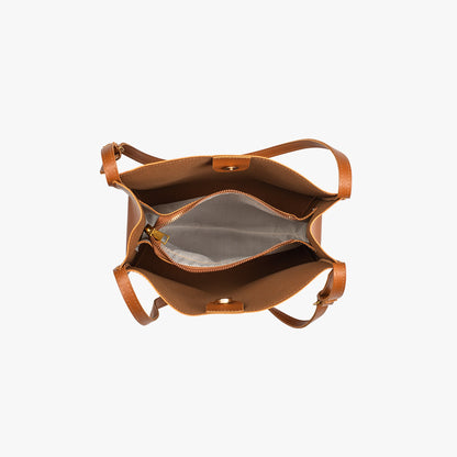 Vegane Leder-Shopper-Tasche Leicht und Strukturiert