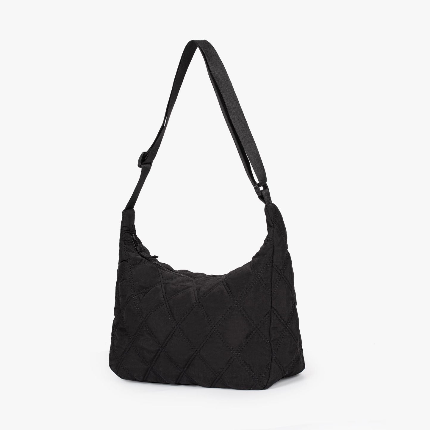 Gesteppte Diamond Puffer Schultertasche Leichtes Nylon