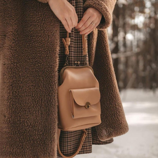 Elegante Vintage-Kisslock-Tasche für Damen