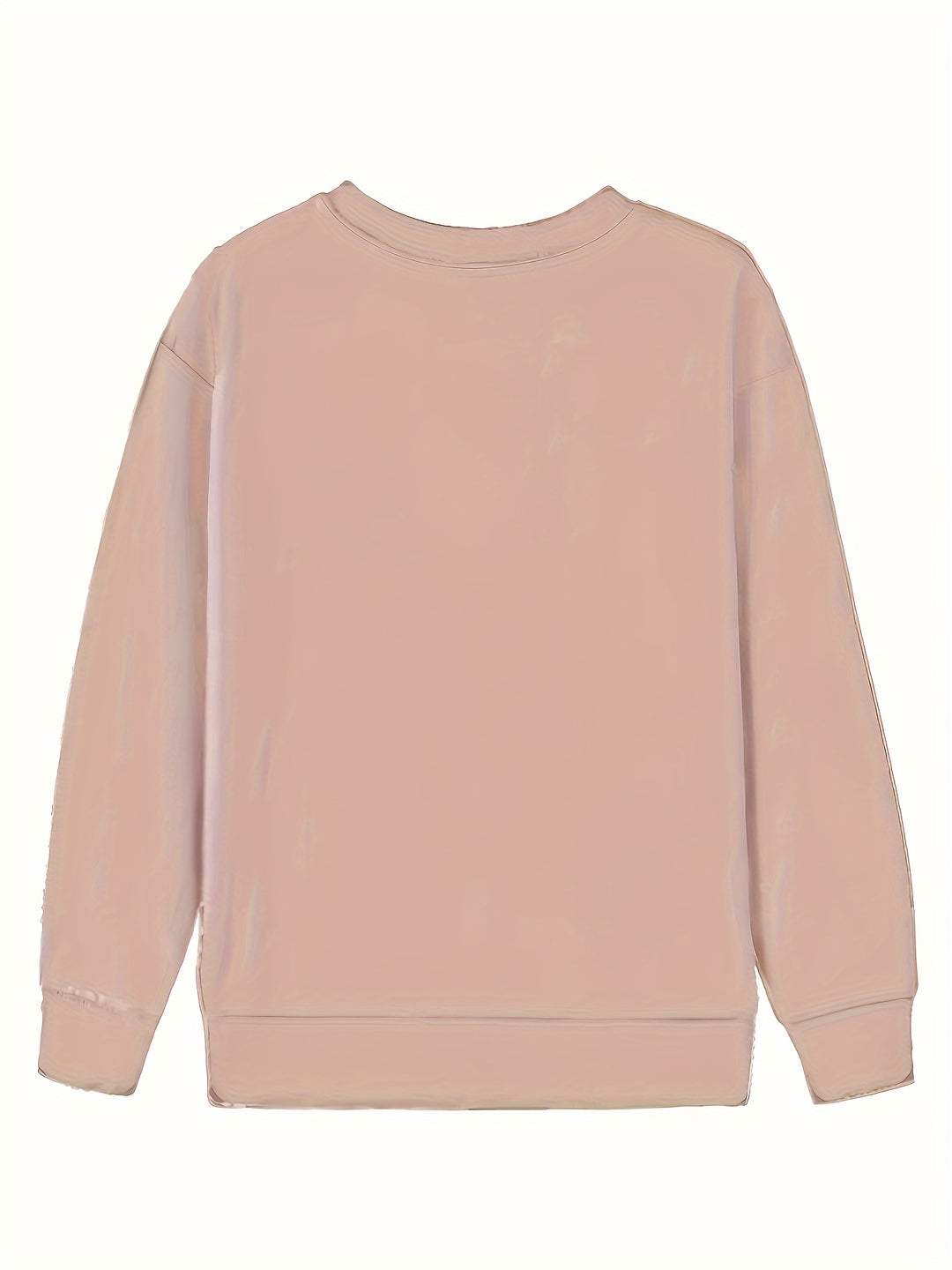 Sweatshirt mit Katzenmotiv und Rundhalsausschnitt für Damen