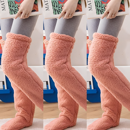 Damen warme Overknee-Wintersocken