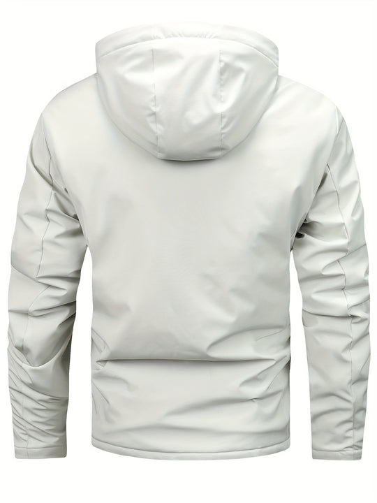 Camouflage Fleecejacke mit Kapuze für Herren