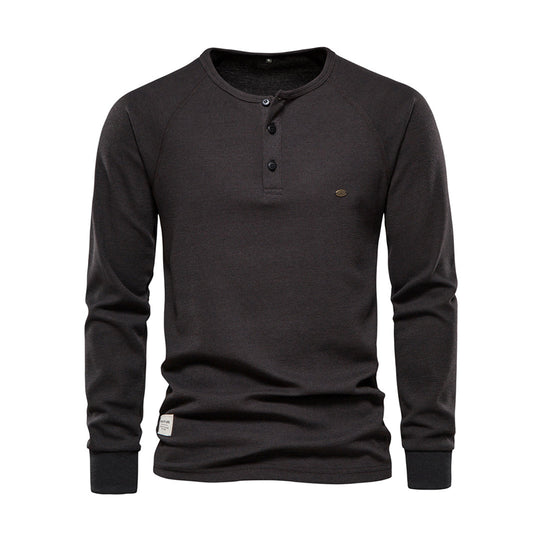 Herren Sommer Langarmhemd
