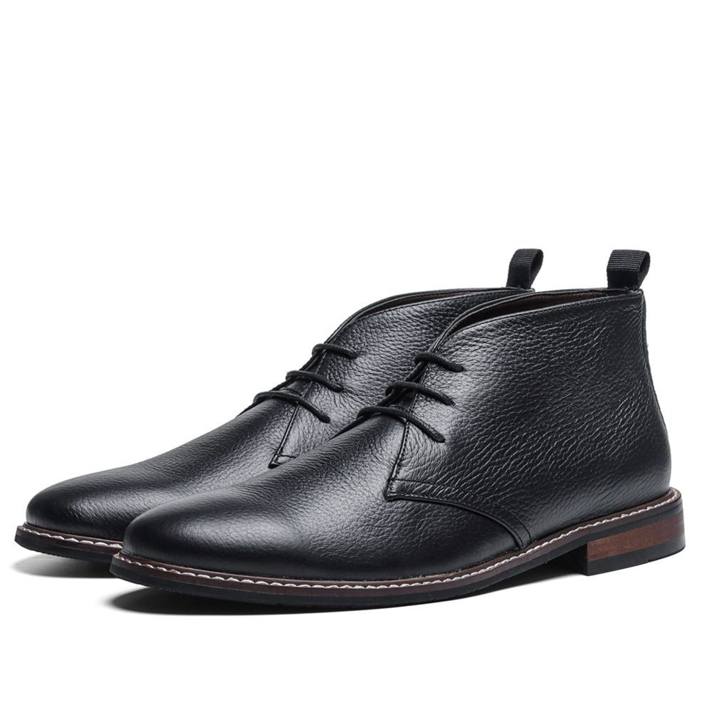 Herren Lederstiefel Mit Klassischem Schnitt