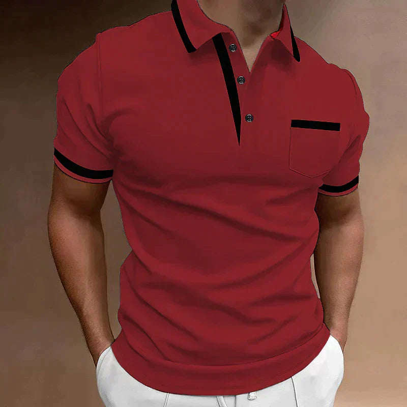 Herren Poloshirt Mit Klassischer Passform