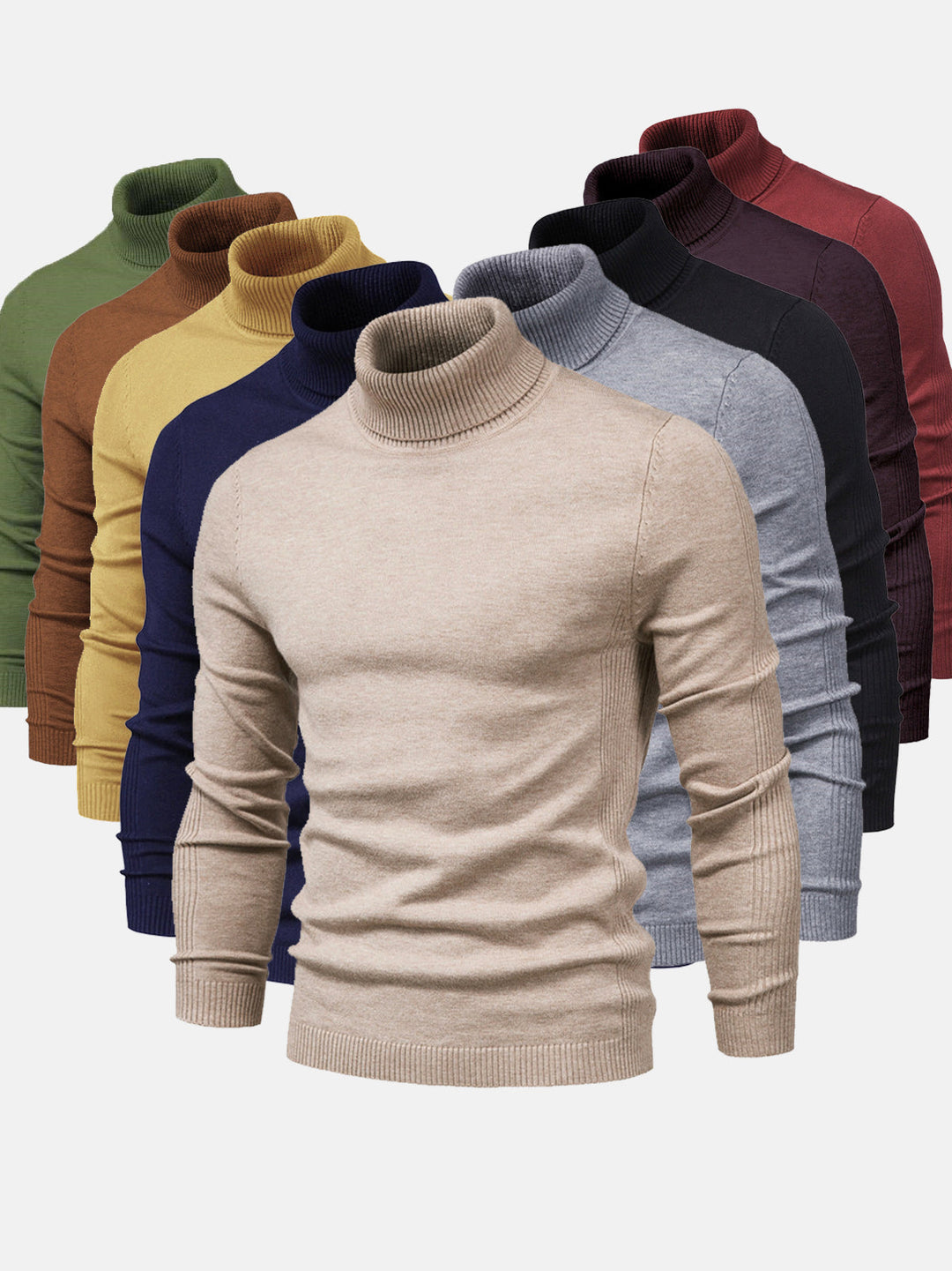 Rollkragenpullover mit zeitlosem Design für Herren