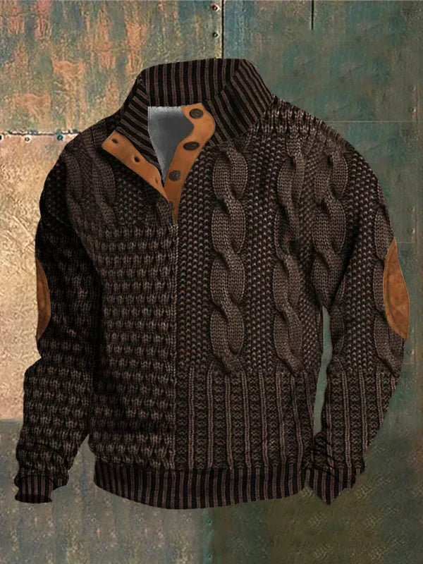 Langlebiger Bequemer Strickpullover