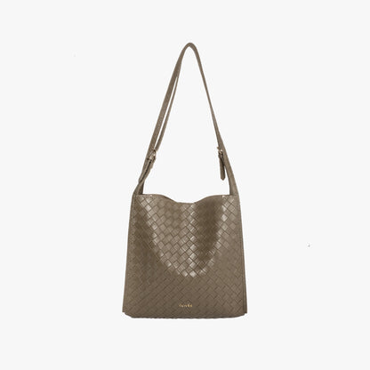 Vegane Leder-Shopper-Tasche Leicht und Strukturiert