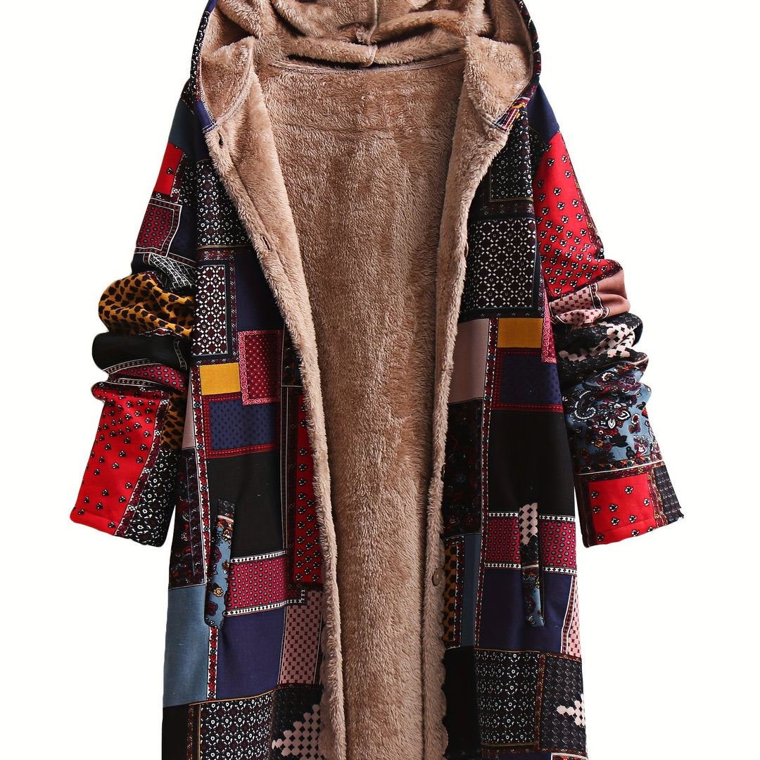 Trendige Winterjacke mit Kapuze für Damen