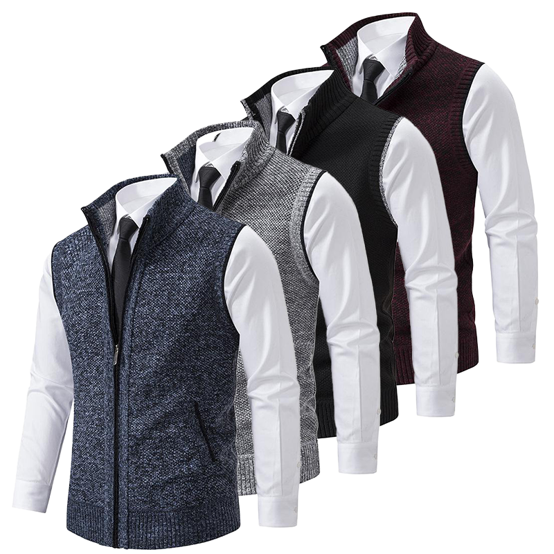 Herren Weste Mit Klassischem Design