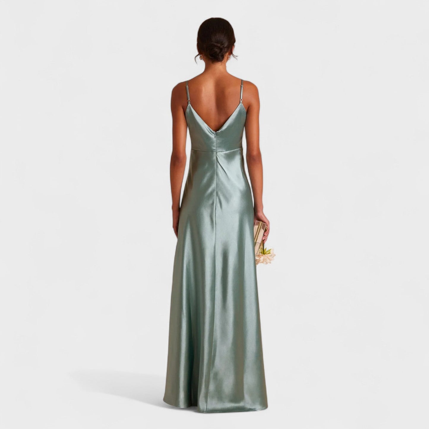 Satin Abendkleid Damen Nachthemd
