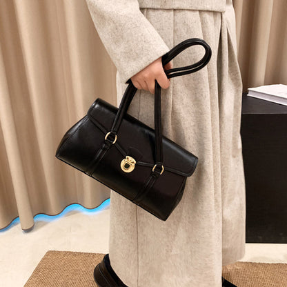 Vegane Leder Vintage Schultertasche