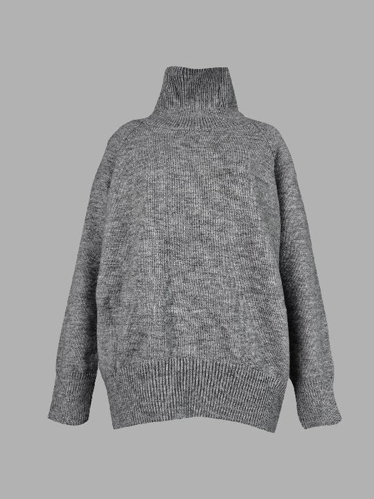 Damen Rollkragenpullover Mit Lockerem Schnitt