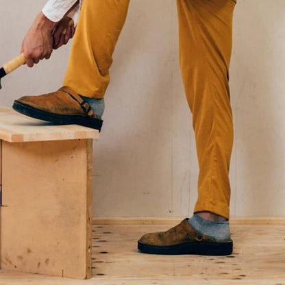 Herren Clogs Mit Verstellbarem Riemen Und Klassischem Design