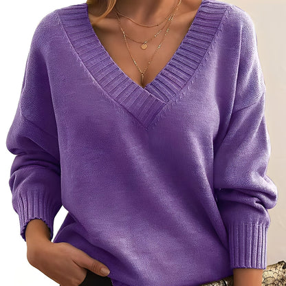Damen Kaschmirpullover Weicher Strickpullover