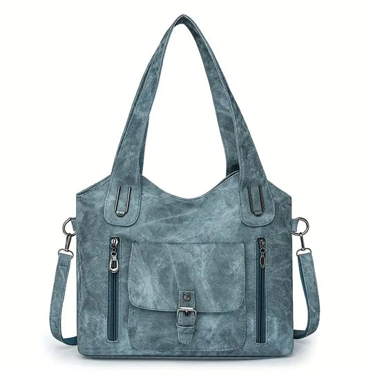Zeitlose Retro-Schultertasche für Damen