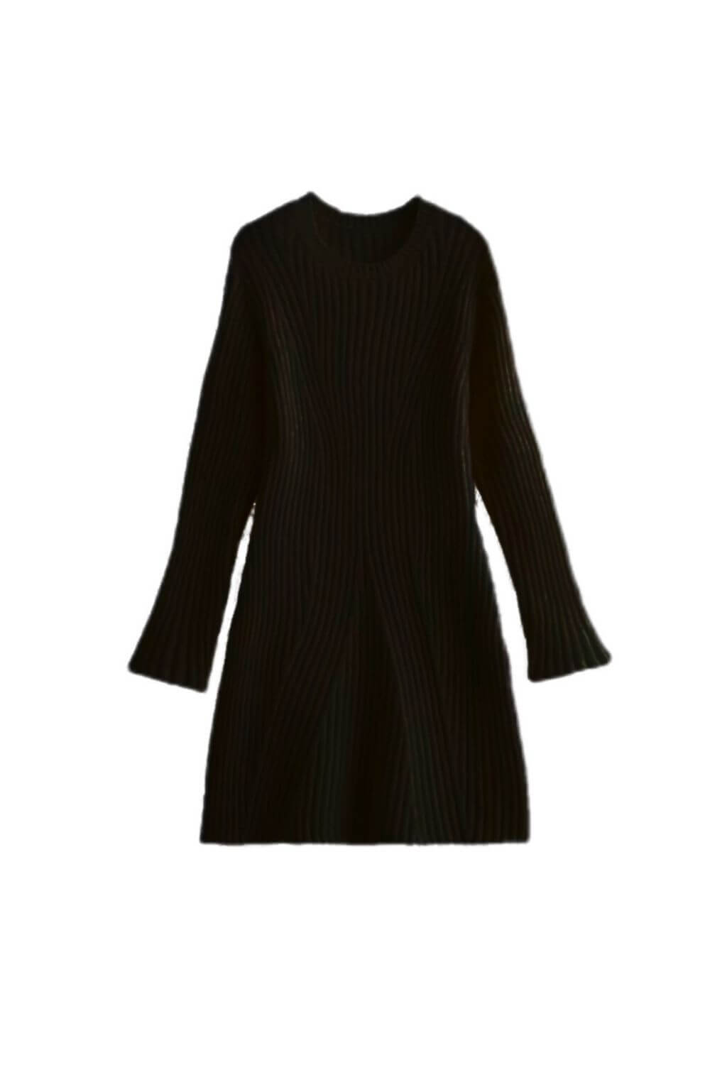 Strukturiertes kurzes Kleid aus Baumwollmischung
