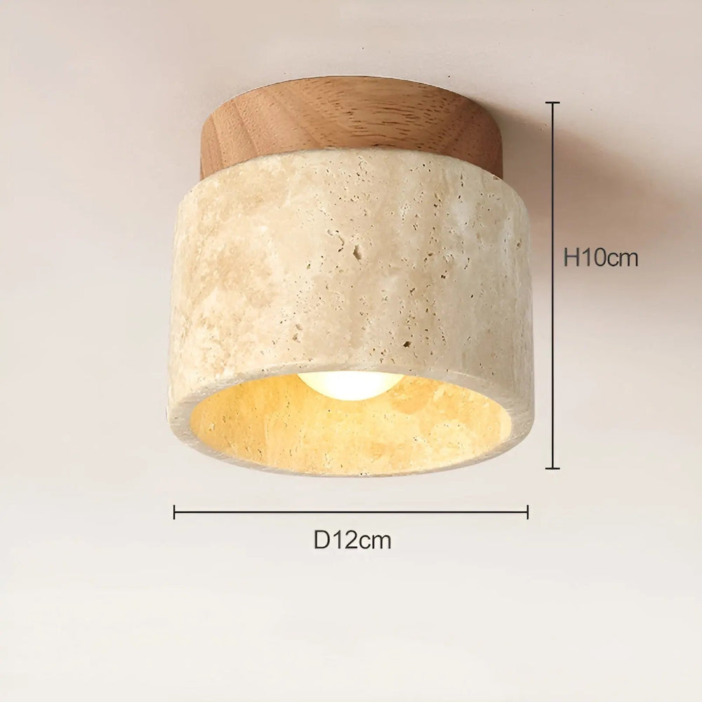 Rustikale LED-Deckenlampe