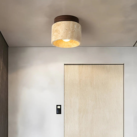 Rustikale LED-Deckenlampe