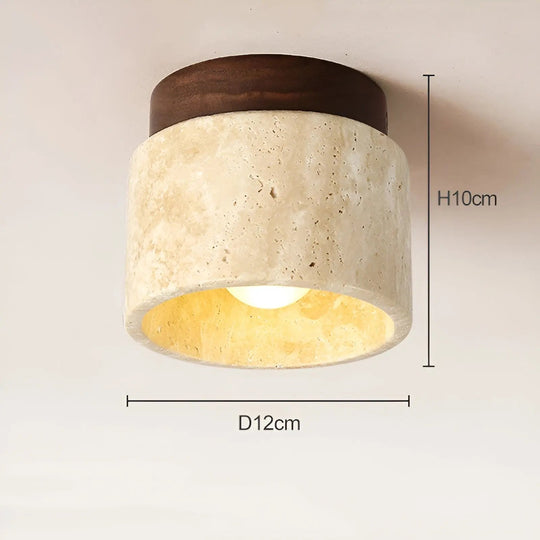 Rustikale LED-Deckenlampe