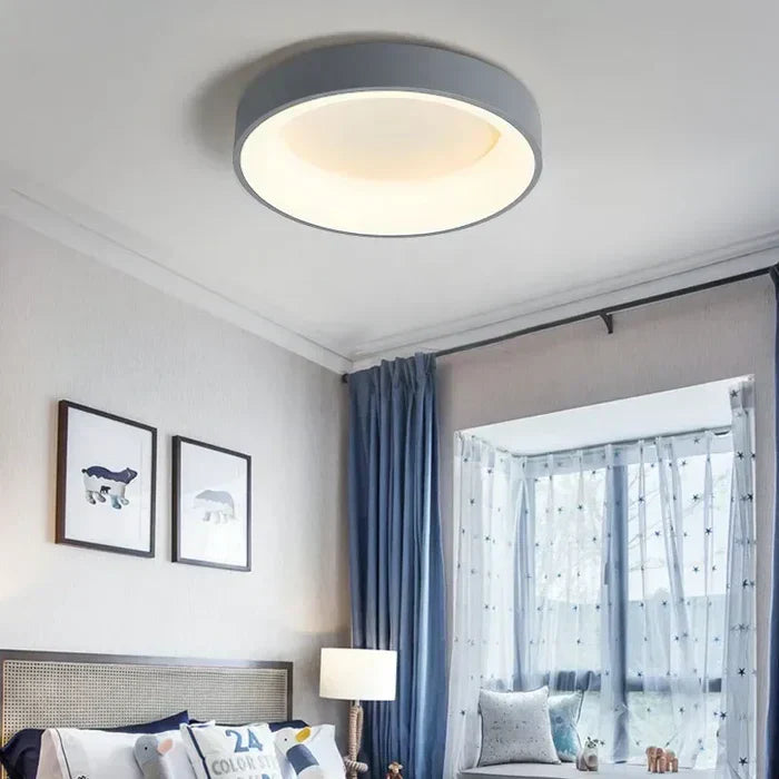 Runde LED-Deckenlampe – Skandinavisches Design & warmweißes Licht