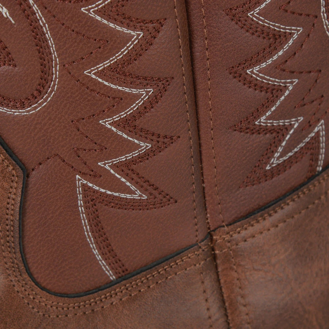 Herren Cowboy Stiefel Mit Stickmuster Und Authentischem Design