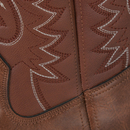 Herren Cowboy Stiefel Mit Stickmuster Und Authentischem Design