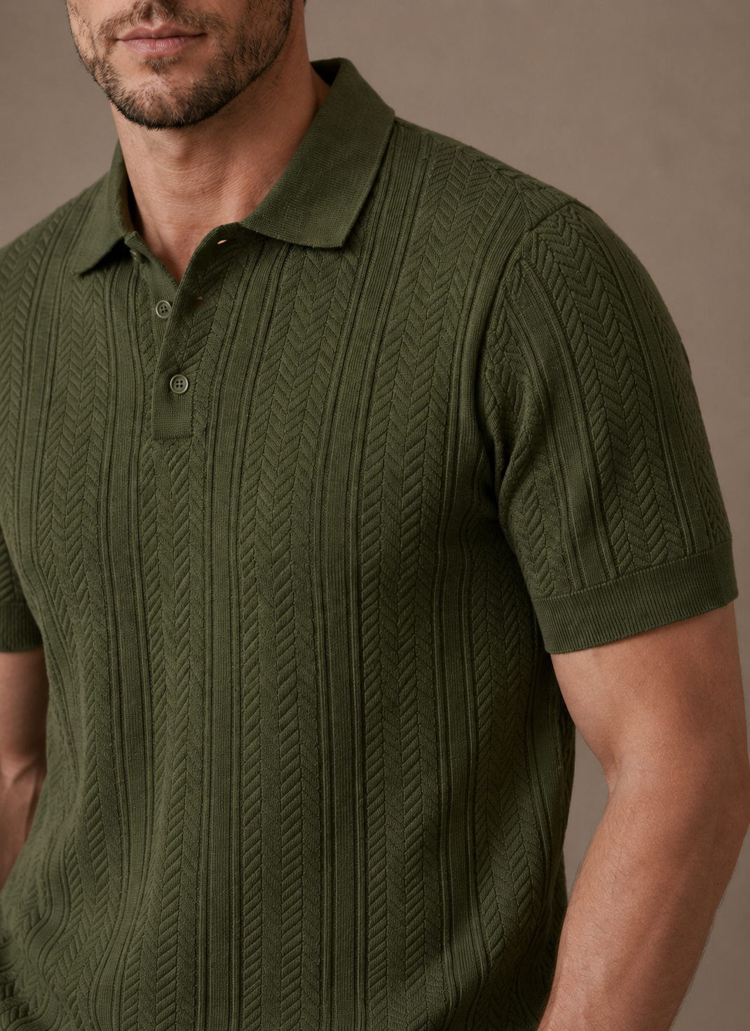 Herren Atmungsaktives Slim Fit Sommer Polohemd