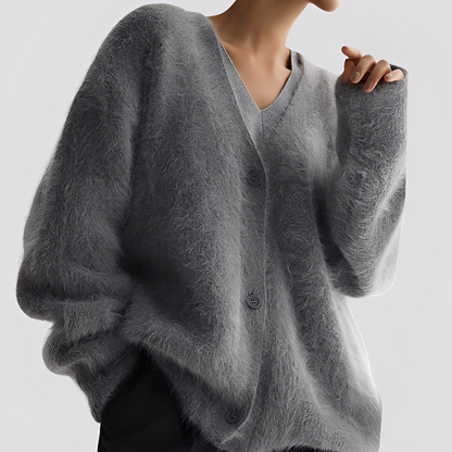 Weicher übergroßer Kaschmirpullover für Damen