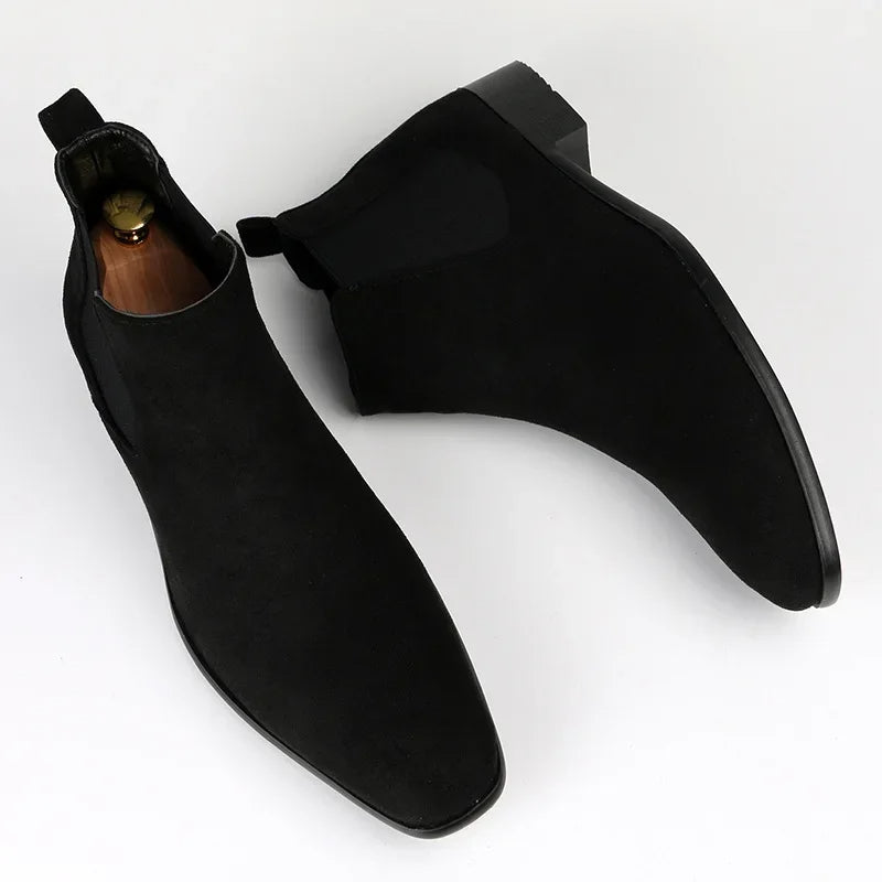 Herren Chelsea Stiefel Mit Elastischen Seitenteilen