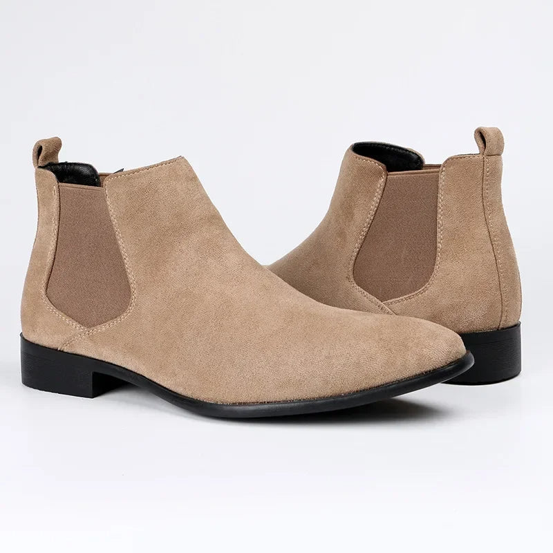 Herren Chelsea Stiefel Mit Elastischen Seitenteilen
