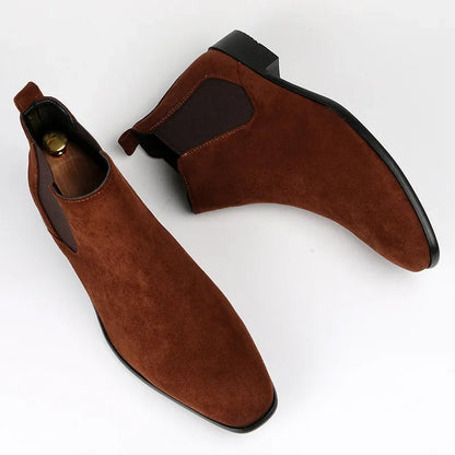 Herren Chelsea Stiefel Mit Elastischen Seitenteilen