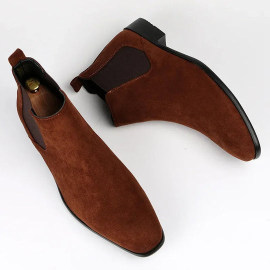 Herren Chelsea Stiefel Mit Elastischen Seitenteilen