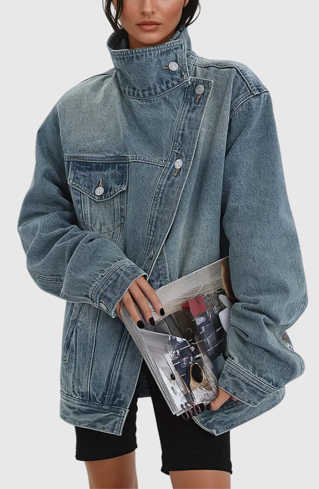 Damen Moderne Denim Jacke