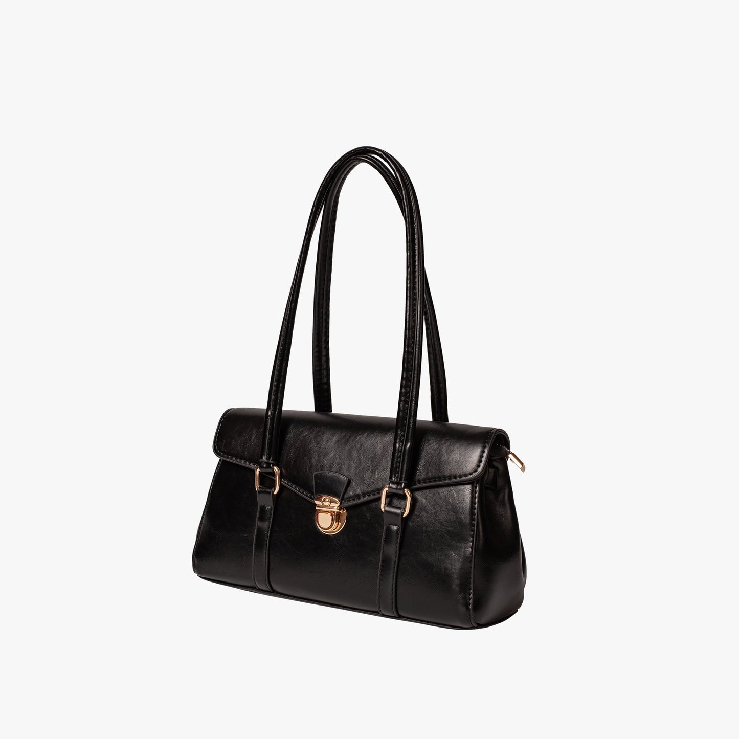 Vegane Leder Vintage Schultertasche