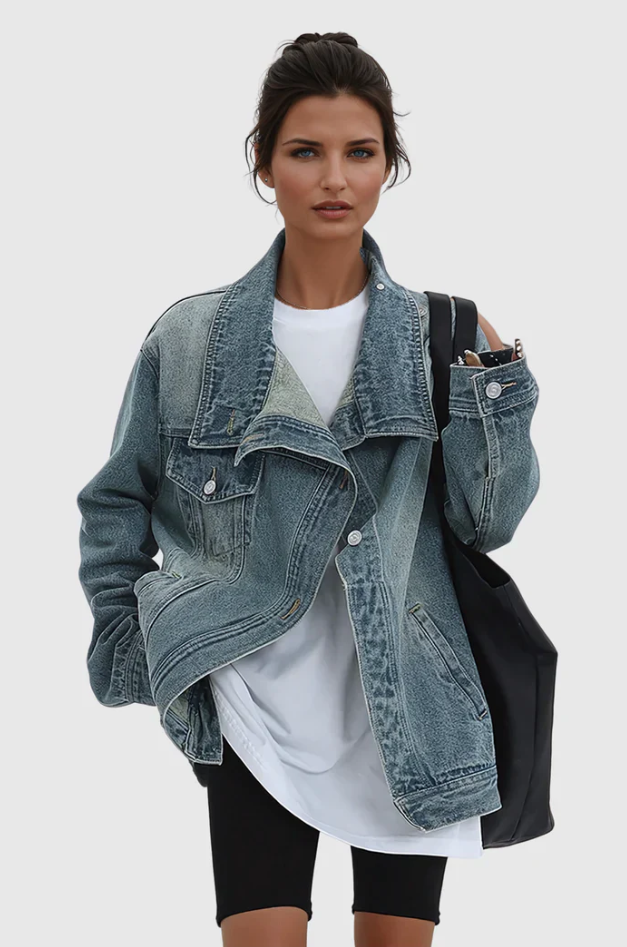 Damen Moderne Denim Jacke