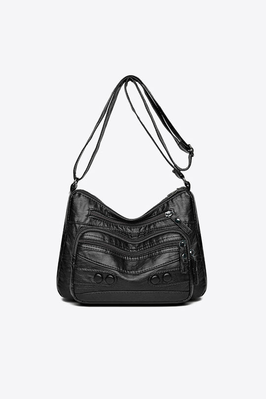 Strukturierte elegante Schultertasche für Damen