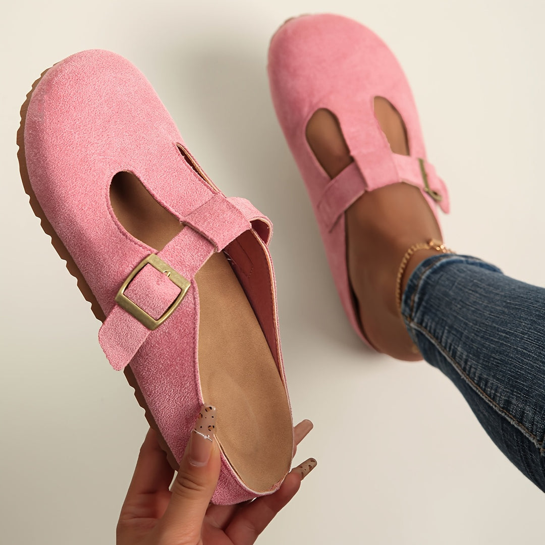 Wildleder Komfort Slipper für Damen