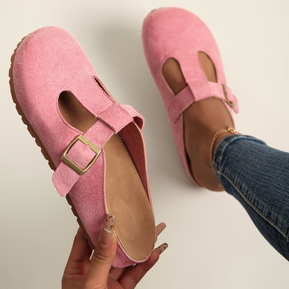 Wildleder Komfort Slipper für Damen