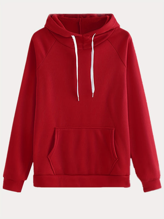 Zweiteiliges Kapuzenset mit Pullover und Hose für Damen