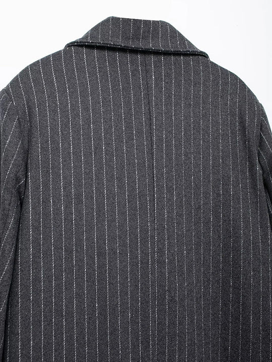 Damen Trenchcoat Mit Nadelstreifen Und Reverskragen