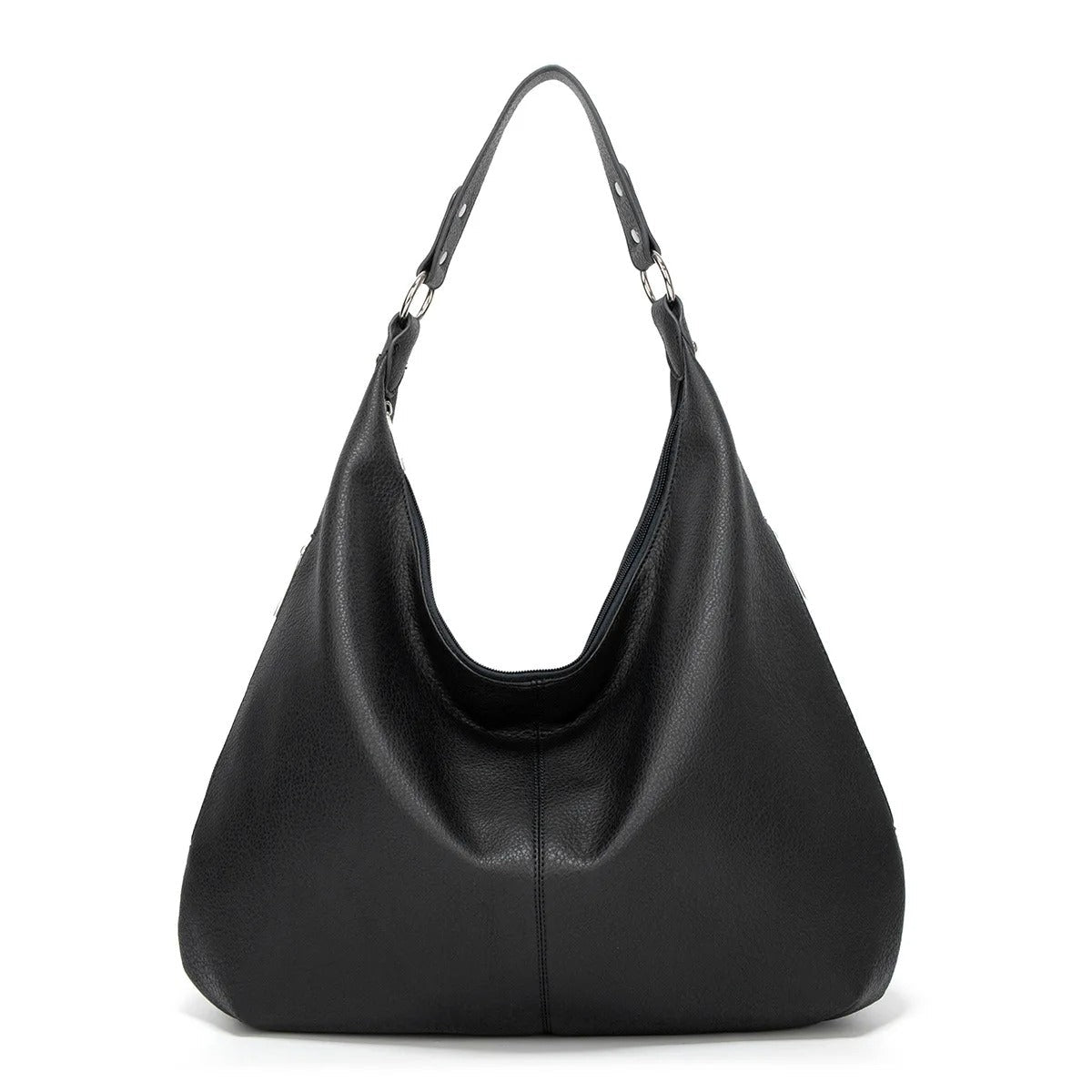 Weiche Leder Hobo-Tasche mit großer Kapazität für Damen