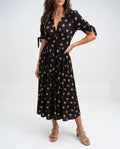 Elegantes Midikleid mit Polka Dots für Damen