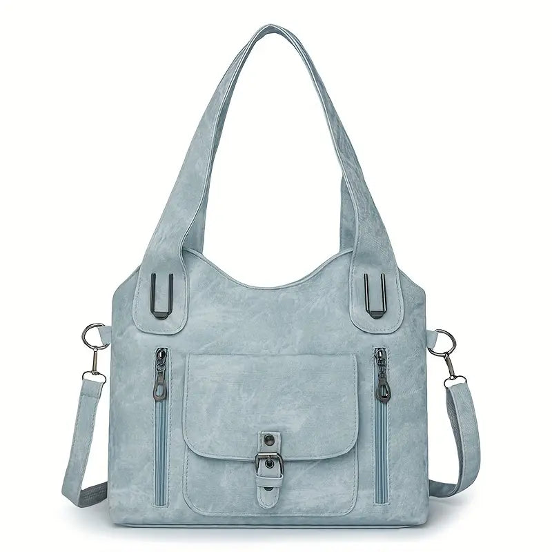 Zeitlose Retro-Schultertasche für Damen