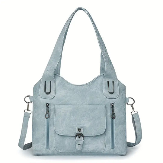 Zeitlose Retro-Schultertasche für Damen