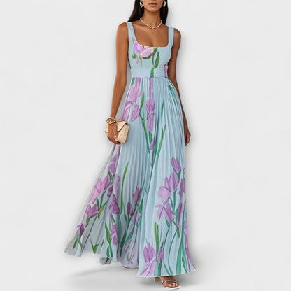 Elegantes, fließendes Chiffon-Maxikleid für Damen Abendkleid