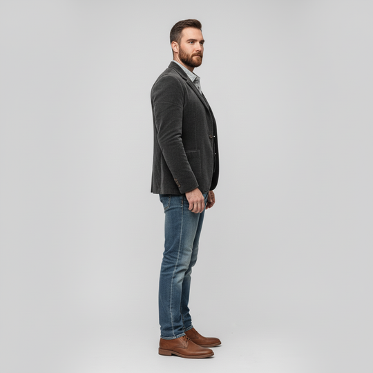 Blazer und Weste Set im Vintage Stil für Herren